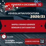 NAPOLI ORARIO UDIENZE – SENSORI E DATI SANITARI – #SVEGLIATIAVVOCATURA