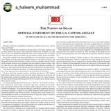 Nation of Islam response on Noah Green
