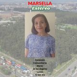 Conexión Comunitaria, conduce María de los Ángeles. Marsella Estéreo Emisora Comunitaria