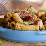 Pasta fredda con polpo e pesto | insalata di pasta leggera
