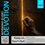 MGD: Keep on, Don’t Quit