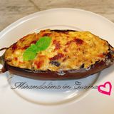 Melanzane ripiene di riso