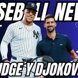 ¡SORPRESA en Yankee Stadium! Aaron Judge y Novak Djokovic cara a cara 👀⚾🎾