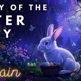 RAINY Bedtime Story - The Sleepy History of the Easter Bunny _ Storytelling and Rain