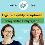 Legalne aspekty zarzadzania pracą zdalną i w hybrydzie - OKDP 093