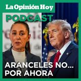 Trump confirma que México no pagará aranceles de productos bajo el T-MEC, pero hasta el 2 de abril.