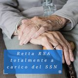 Retta RSA totalmente a carico del Servizio Sanitario Nazionale: la sentenza