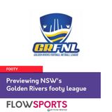Wayne 'Flowman' Phillips previews Golden Rivers footy in Victoria