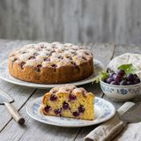 Torta Bertolina all'uva fragola