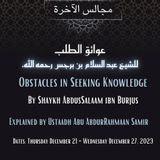 Encouragement upon Seeking Knowledge-Shaykh ‘Abdul-‘Aziz Al-Bura’i