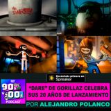 "DARE" de Gorillaz, celebra sus 20 años de lanzamiento.