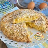 Sbriciolata alla crema Torta della nonna