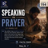 Speaking in Prayer