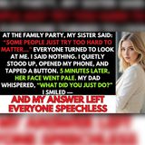 My Sister Mocked Me at Dinner… Then Everyone Turned on Her | Family Drama