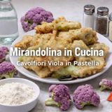 Cavolfiori viola in pastella