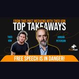 Is Free Speech in Danger | Jordan Peterson | Summary of This Past Weekend w/ Theo Von