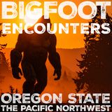 MY BROTHER RAN INTO A BIGFOOT CREATURE IN THE PACIFIC NORTHWEST (OREGON STATE) WE ALL SAW IT!!!