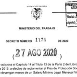 Decreto 1174 ¿formalización o precarización del trabajo?