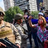 Toque de queda en Santiago de Chile
