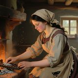 Aleksandr Afanasev, La vecchia avida (1863). Una Cenerentola russa