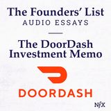 The Founders' List: The DoorDash Investment Memo from 2014