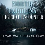 BIGFOOT ENCOUNTERS IN NORTH CAROLINA||THE SASQUATCH WAS WATCHING ME PLAY AT THE SCHOOL PLAYGROUND!!!