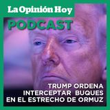Trump ordena interceptar buques en el estrecho de Ormuz tras no alcanzar acuerdo.
