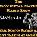 Guest Derek Davis Of Babylon AD & Alex Staropoli From Rhapsody Of Fire 5/5/24