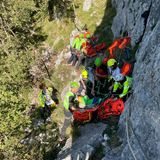 Sos in montagna: Soccorso Alpino e Suem 118 si esercitano insieme – FOTOGALLERY