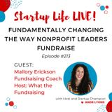 EP 213 Fundamentally Changing the Way Nonprofit Leaders Fundraise
