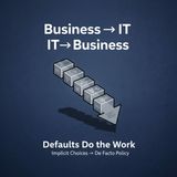 Defaults Do the Work: How Implicit Choices Become Policy