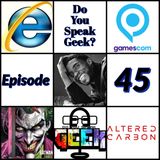 Episode 45 (Chadwick Boseman, Gamescom 2020, Altered Carbon, Internet Explorer and more)