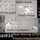 UFO Chat with Paul -34 New Hearing UAP video is prosaic + Bledsoe's Gull + viral UAP vids analyzed