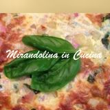 Frittata con dadolata di patate