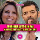 Terribile lutto in Rai: Alberto Matano distrutto dal dolore!
