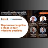 Risparmio energetico e Made in Italy: missione possibile - La geopolitica della sostenibilità 3