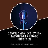 Concise Advises Episode Nineteen