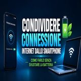 Condividere connessione internet dallo smartphone senza svuotare la batteria- ecco come