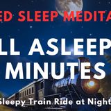 1 Hour Guided Meditation Hypnosis for Deep Sleep _ Stress Relief  Relaxing Train Ride in the Rain - Happy Space Hypnosis