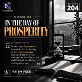 In the Day of Prosperity