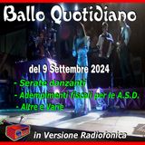 Ballo Quotidiano del 9 settembre 2024 radiofonica