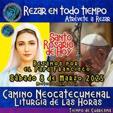 💜Santo Rosario de hoy SABADO 8 DE MARZO 2025 🌹 MISTERIOS GOZOSOS. Rosario a la Virgen María.