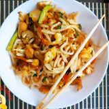 Udon Noodles con verdure