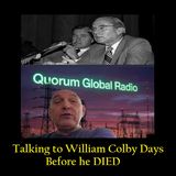 Talking to Ex CIA Director William E Colby Shortly Before He Disappeared