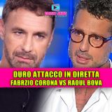 Fabrizio Corona contro Raoul Bova: il duro attacco in diretta