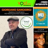 GIORDANO SANGIORGI su VOCI.fm (Anteprima MEI 2024) - clicca play e ascolta l'intervista