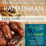 Lesson 1 – Ramaḍān Workshop 2016 – Ustādh Rayaan Barker