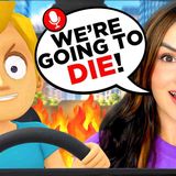 I Tried Working as a Driving Instructor Using My Microphone ...but My Little Sister is DUMB