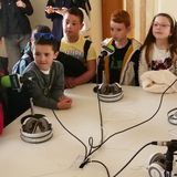 CEIP de Corvillón (Cambados) y 'Pinocho' revisado por Miguel Ángel Villar