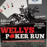 Welly's poker run taking off from Naracoorte Footy Club Saturday 20 March from 9am raising money for @RoyalFlyingDoc